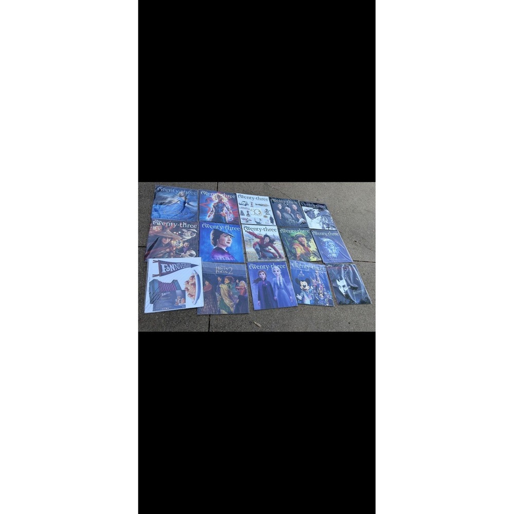 14 Disney Twenty-Three D23 Magazines Gold Members Lot Cinderella Magnificent